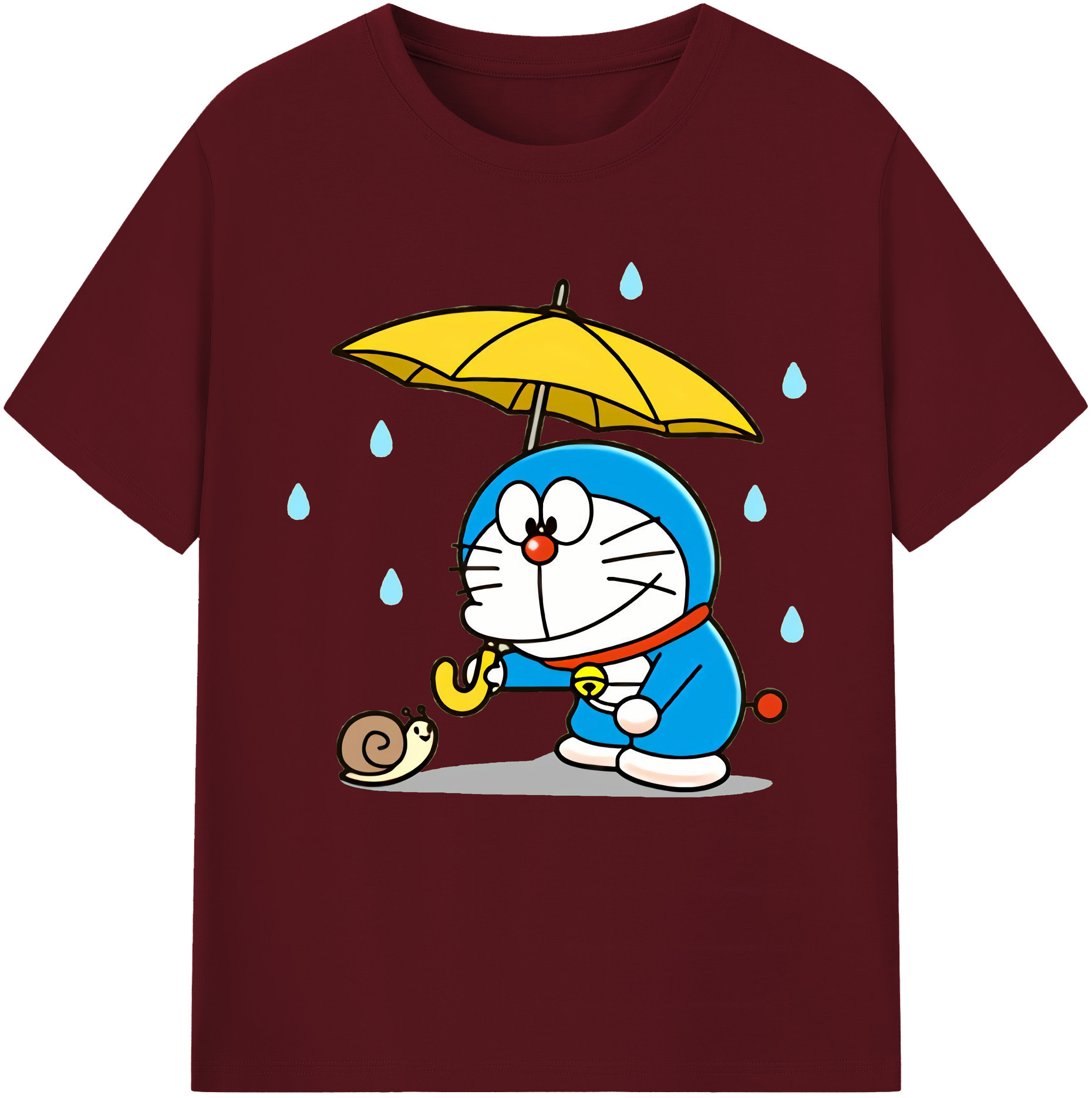 （画像用） ドラえもん Doraemon 綿100％半袖Tシャツ（フロントプリント）